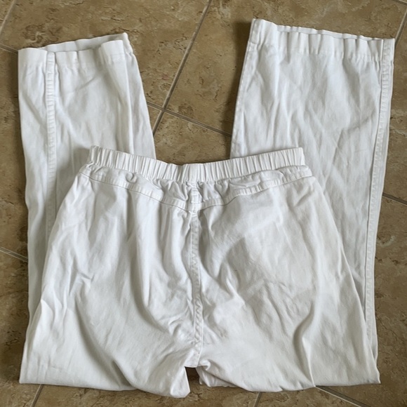 Soft surroundings- white pull on casual pa… - Picture 4 of 7